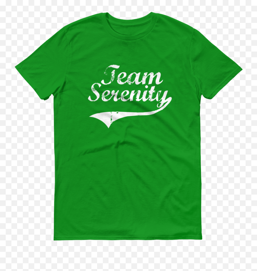 Team Serenity White Logo Mens Anvil T Emoji,Serenity Logo