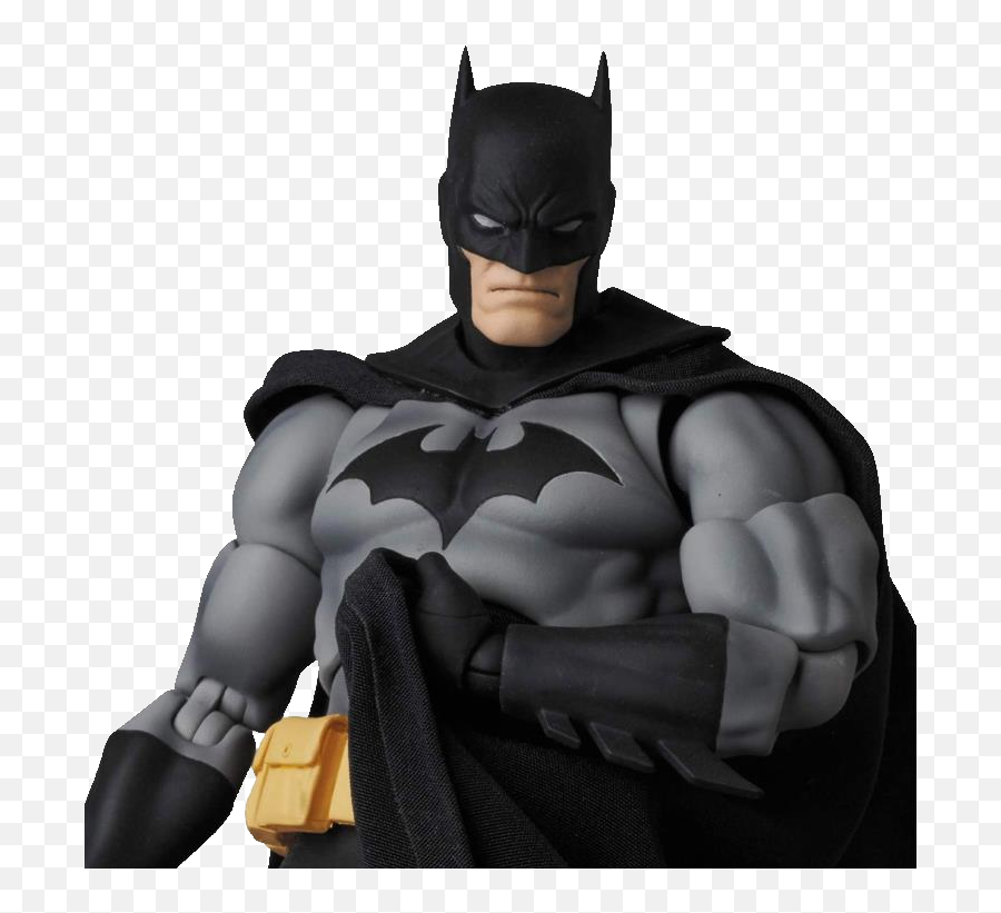 Hush Black Costume Version Mafex Batman Emoji,Batman Cowl Png