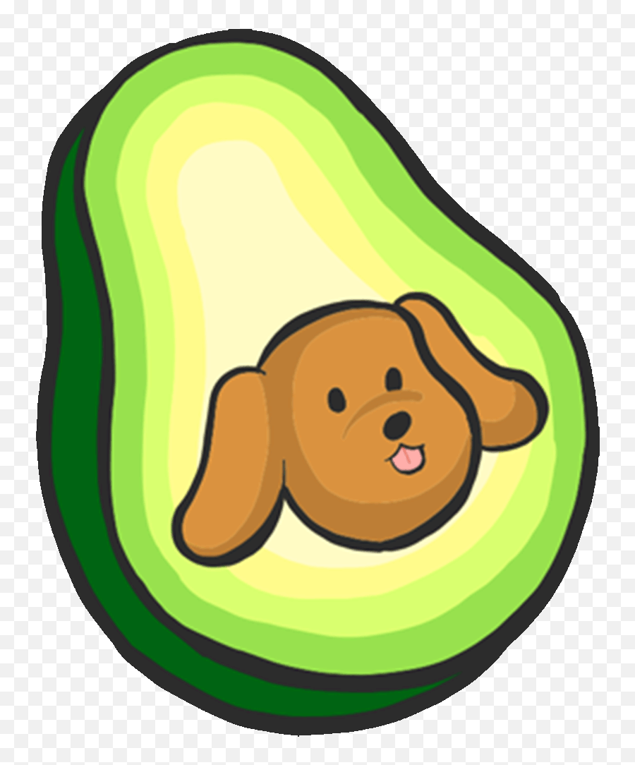 Avocado Clipart Gif Kawaii Animated Emoji,Avocado Clipart