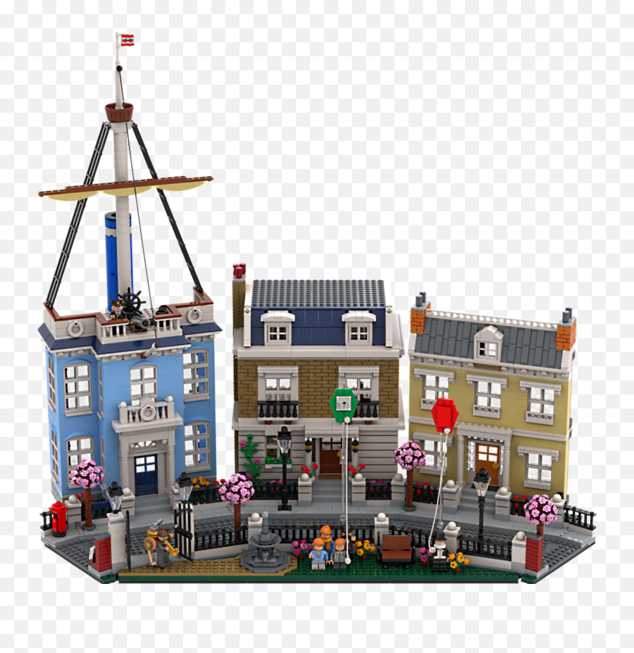 Lego Ideas Mary Poppins Cherry Tree Lane Reaches 10k Support Emoji,Mary Poppins Jr Logo
