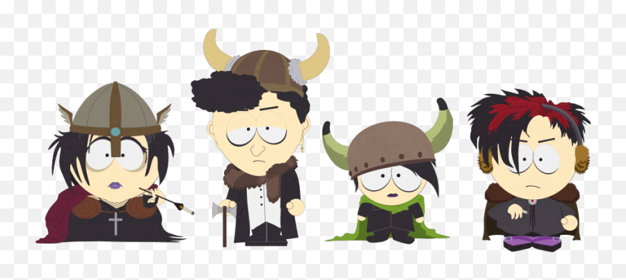 Goth Kids South Park Archives Fandom Emoji,Goth Clipart