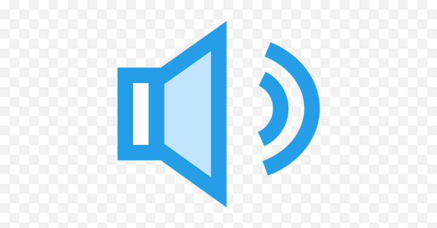 Speaker Icon Of Colored Outline Style - Blue Speaker Icon Png Emoji,Speaker Png