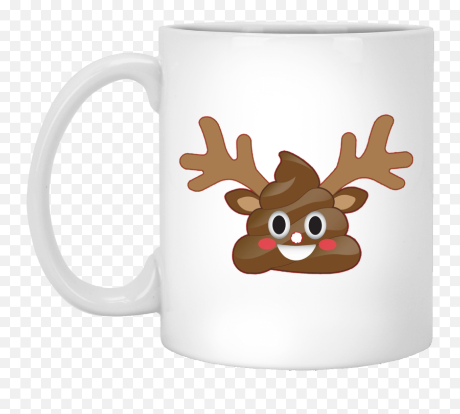 Download Funny Christmas Emoji Poop Reindeer - Eye Roll,Christmas Emoji Png