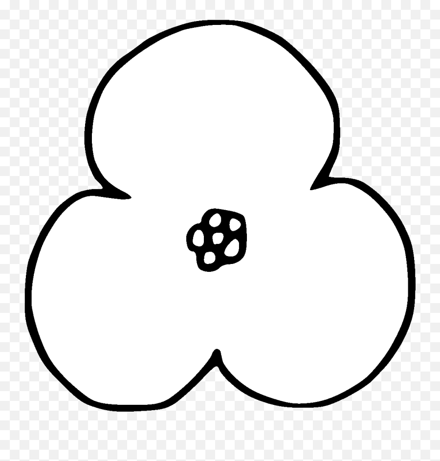 Poppy - Traceable Heraldic Art Emoji,Poppy Flower Png