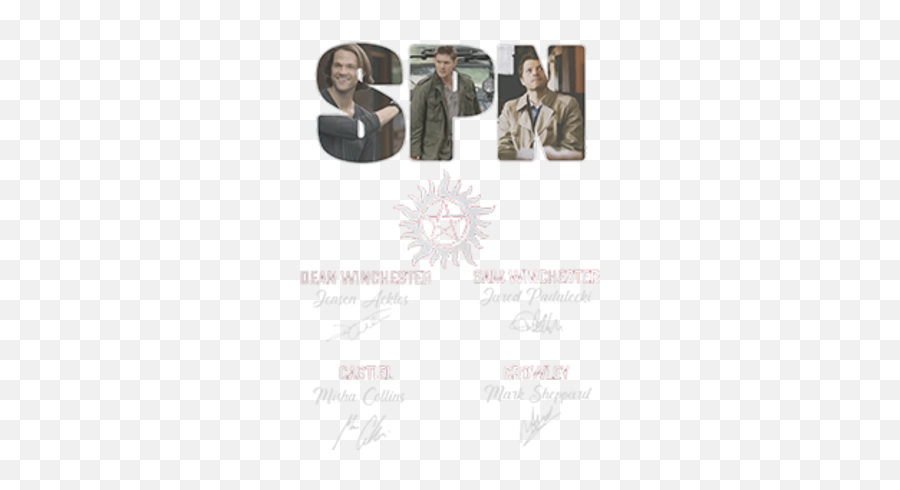 Spn Signature Dean Winchester Sam Winchester Castiel Crowley Emoji,Sam Winchester Png