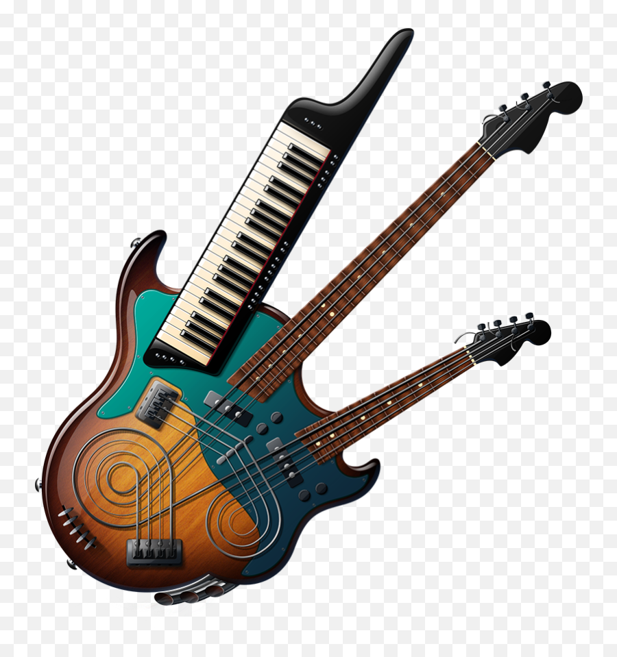 Download Hd Sprout Illustration - Electric Guitar Emoji,Electric Guitar Png