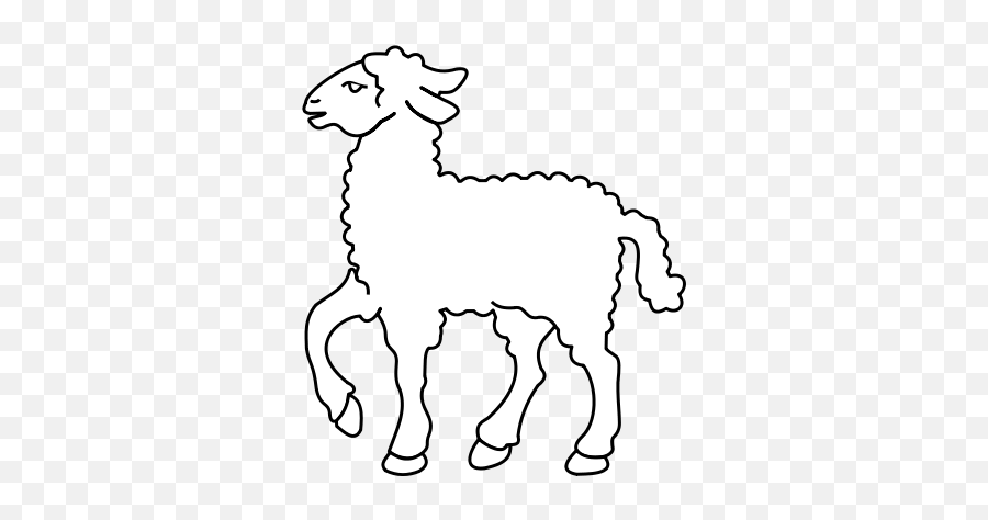 Filemeuble Moutonsvg - Wikimedia Commons Sheep Heraldic Svg Emoji,Llama Clipart Black And White
