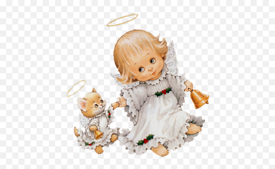 Cute Angels Clip Art - Clip Art Library Cute Christmas Angels Clipart Emoji,Angels Clipart