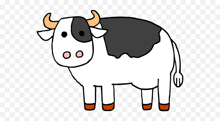 Cartoon Images Of Cows - Clipart Best Cow Drawing Clipart Emoji,Cow Clipart Black And White
