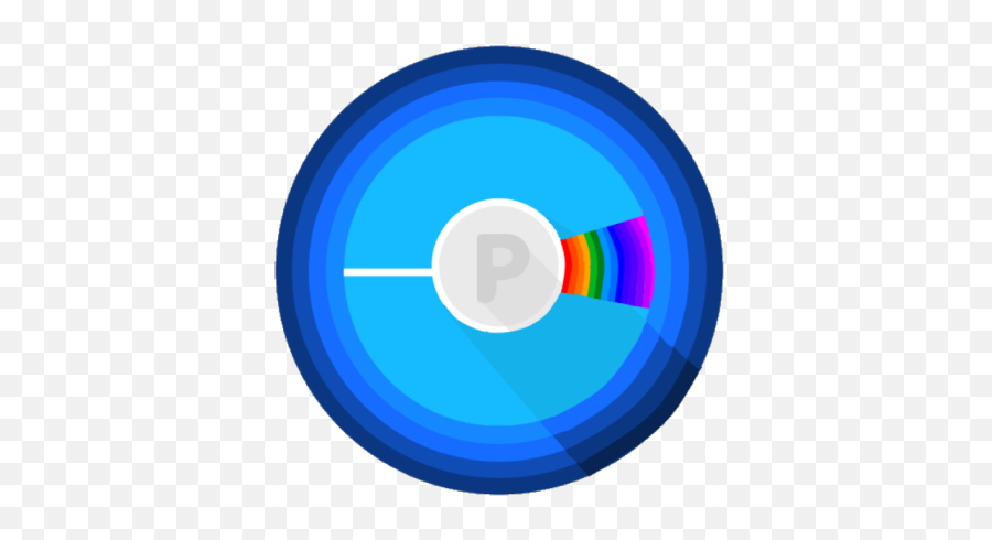 Prism Studios Logo - Optical Disc Emoji,Blue Prism Logo