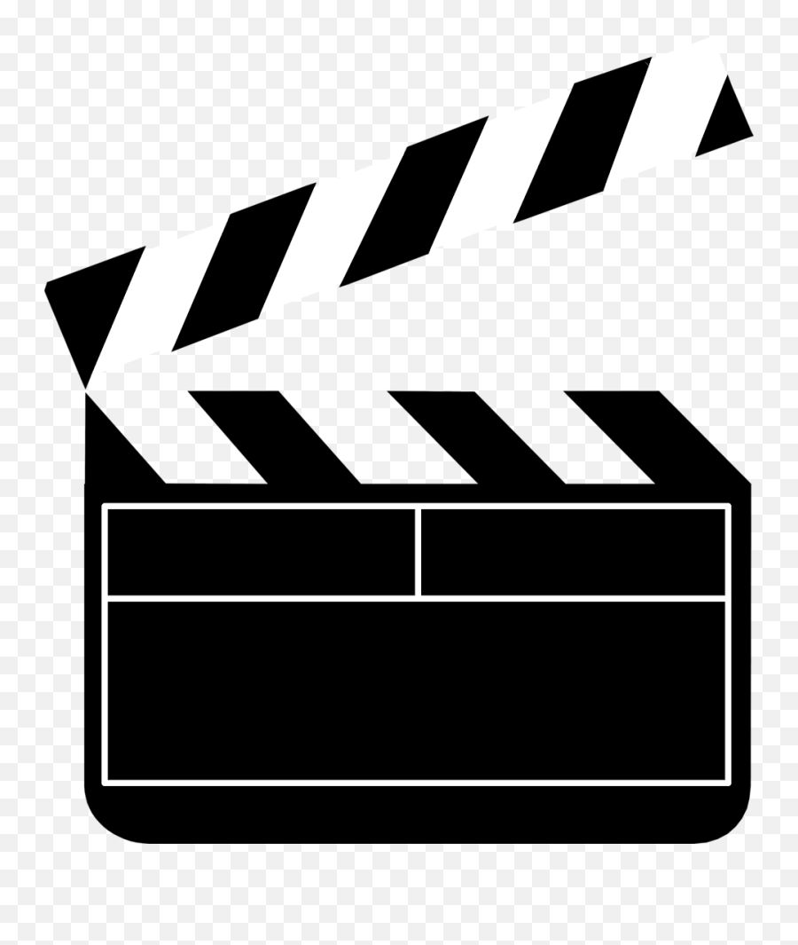 Movie Clipart Black And White 4 - Clip Art Movie Symbol Emoji,Movie Clipart