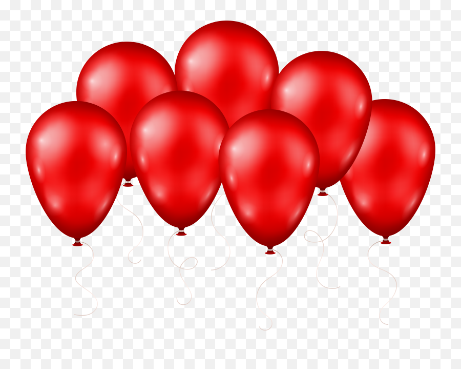 Balloons Red Transparent Png Clip Art Emoji,Red Balloon Png
