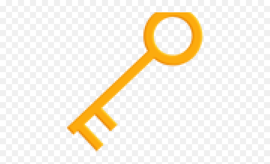 Keys Clipart Small Key - Orange Clip Art Key Emoji,Key Clipart