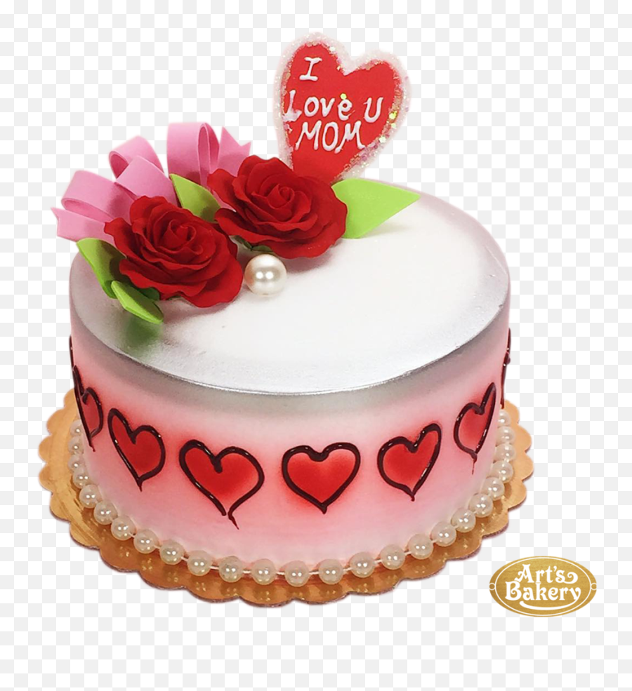 Heart Logos And Roses Cake 155 - Cake Decorating Supply Emoji,Heart Logos