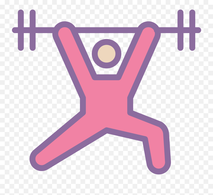 Weightlifting Icon - Olympic Weightlifting Clipart Full Language Emoji,Weightlifting Clipart