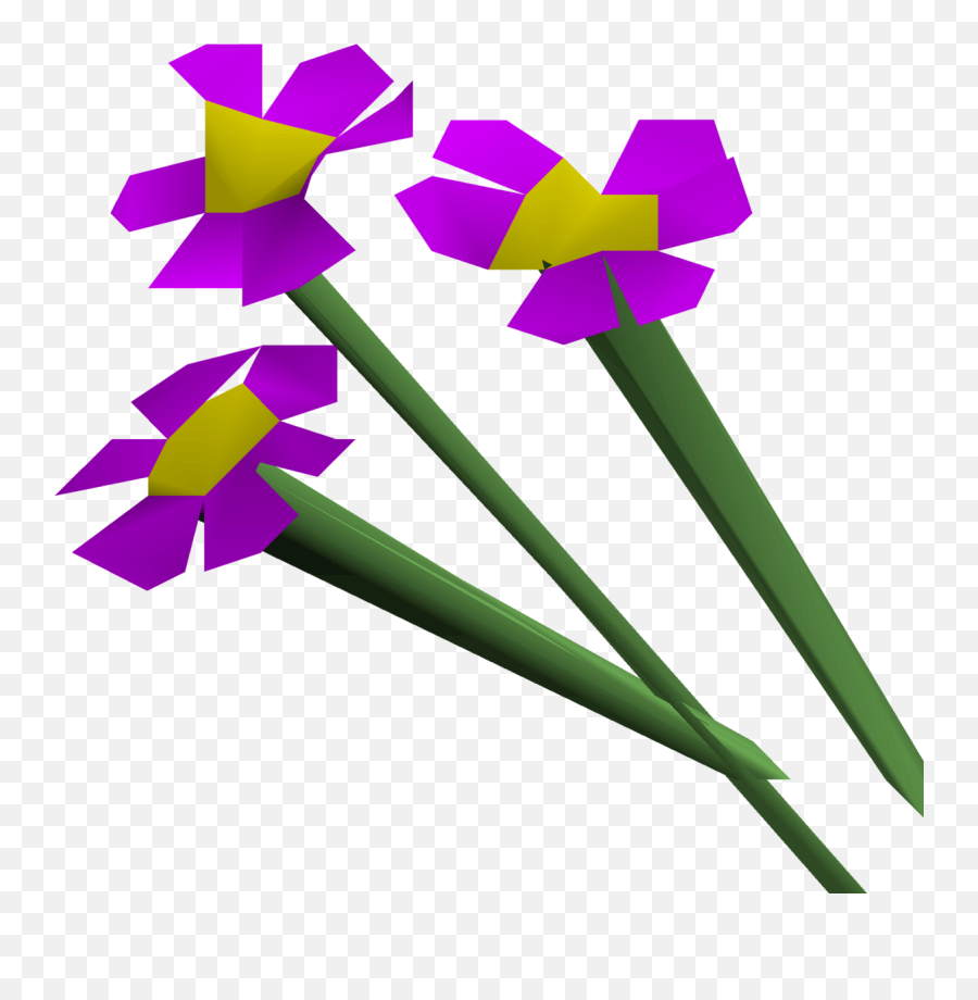 Purple Flowers - Osrs Wiki Flowers Osrs Png Emoji,Purple Flower Transparent