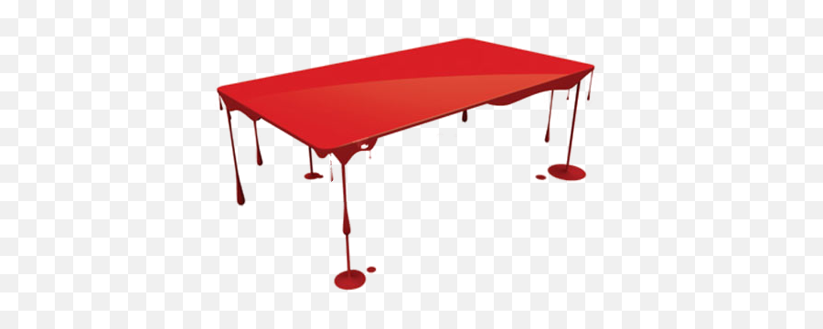 Blood Drip Table - Melting Furniture Emoji,Blood Drip Transparent