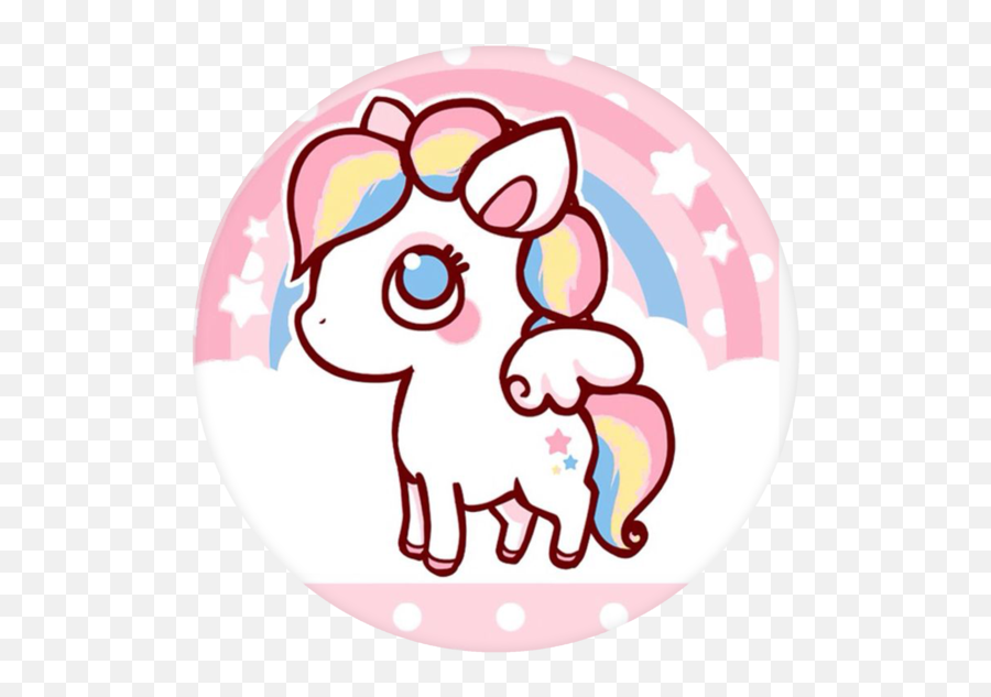 Download Unicorn Pop Grip - Cute Unicorn Clipart Png Full Unicorn Cute Emoji,Unicorn Clipart