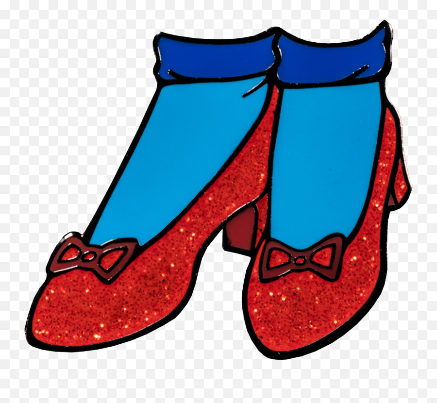 Wizard Of Oz Ruby Slippers Clipart - Png Download Full Png Dorothy Shoes Clipart Emoji,Slippers Clipart