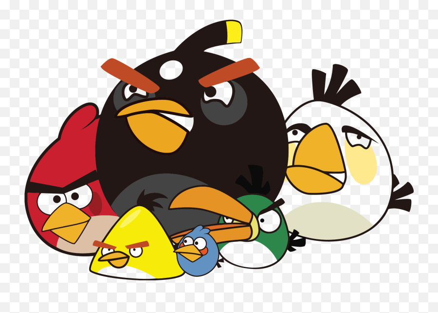 Download Hd Angry Birds Clipart Png - Angry Birds Clipart Png Emoji,Angry Birds Png