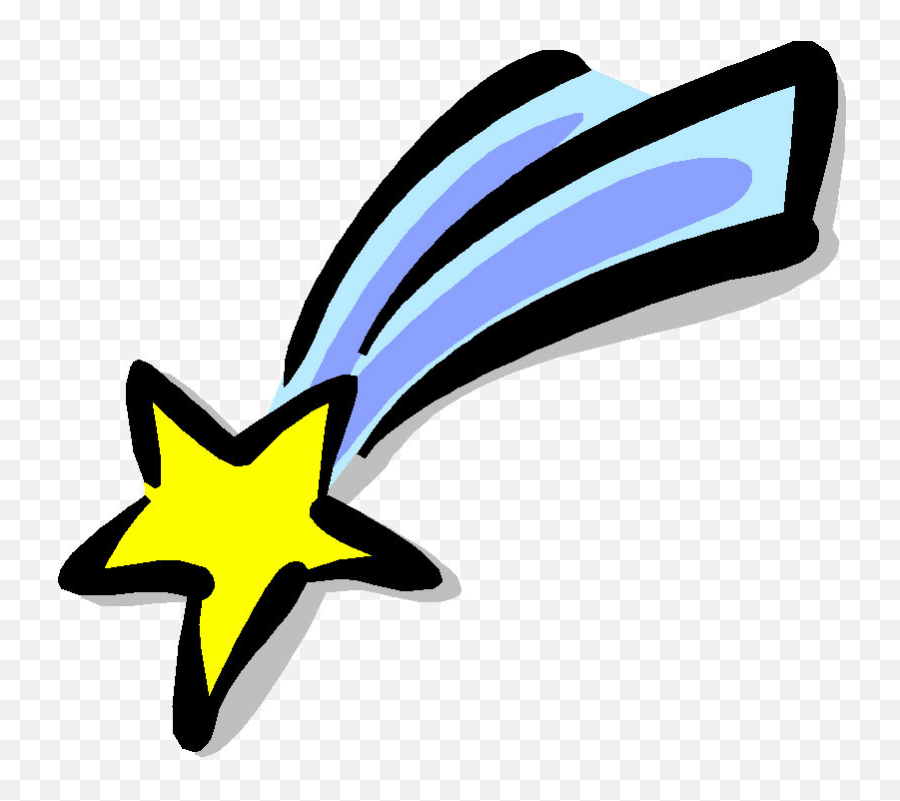Shooting Star Logo - Cartoon Clipart Shooting Star Emoji,Shooting Star Clipart