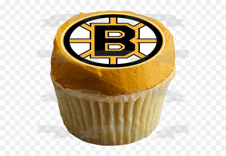 Boston Bruins Primary Logo Nhl Edible - Baking Cup Emoji,Boston Bruins Logo