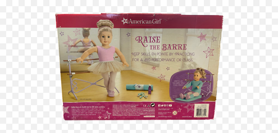 American Girl Ballet Barre U0026 Outfit Set For 18 Dolls 2018 Emoji,American Girl Doll Logo