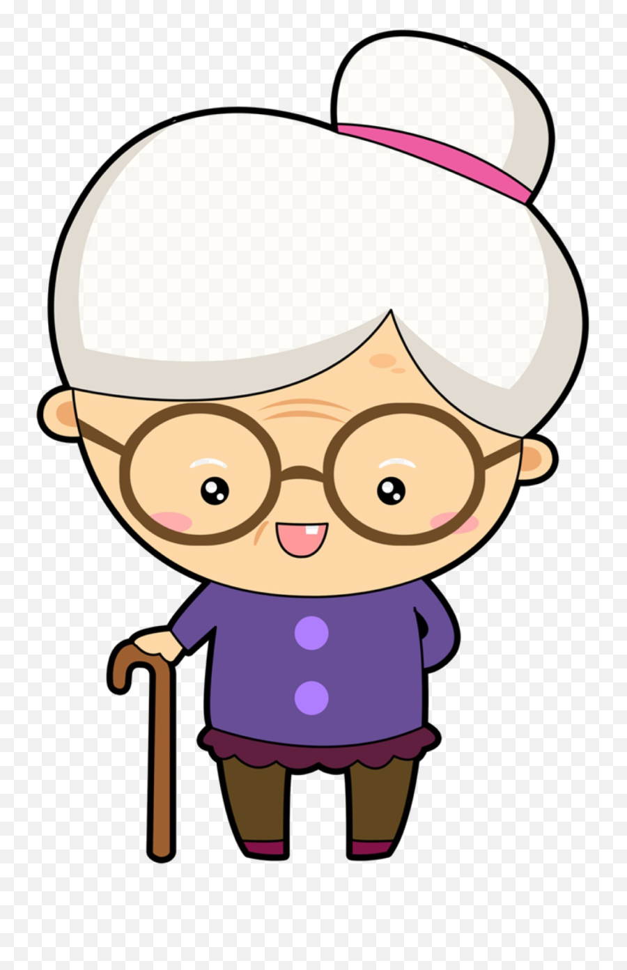 Free Clip Art - Grandma Clipart Emoji,Grandma Clipart