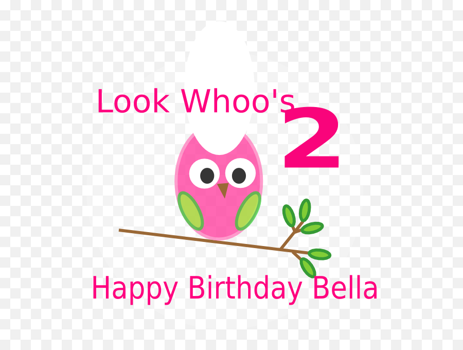Owl 2nd Birthday Clip Art - Happy 1st Birthday Wishes Girl Emoji,1st Birthday Clipart
