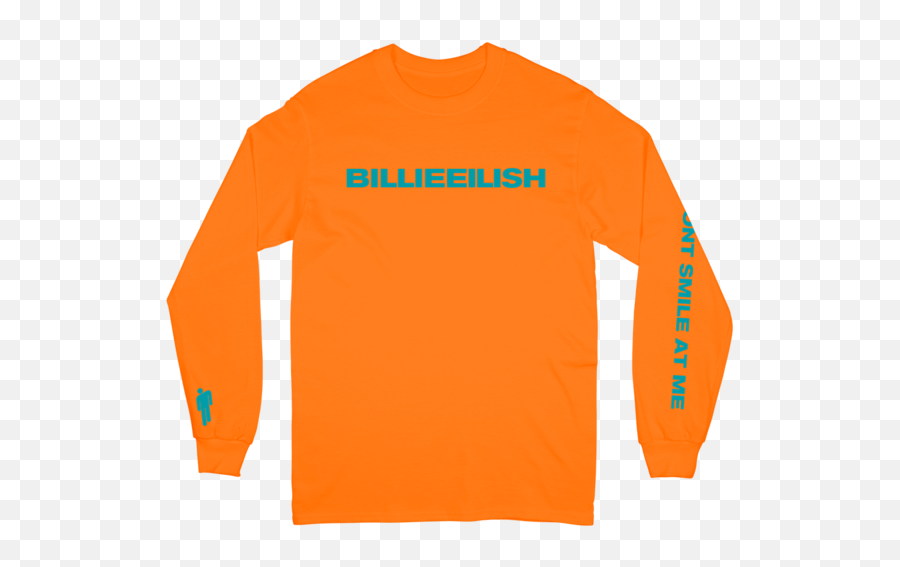 Download Orange Long Sleeve Shirt - Blosh Billie Eilish Emoji,Billie Eilish Png