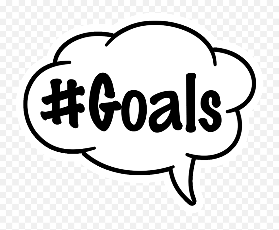 Goals Word Transparent Background - Goals Transparent Background Emoji,Goals Clipart