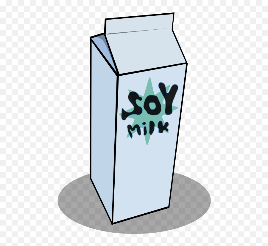 Soy Milk Carton - Openclipart Emoji,Milk Carton Transparent