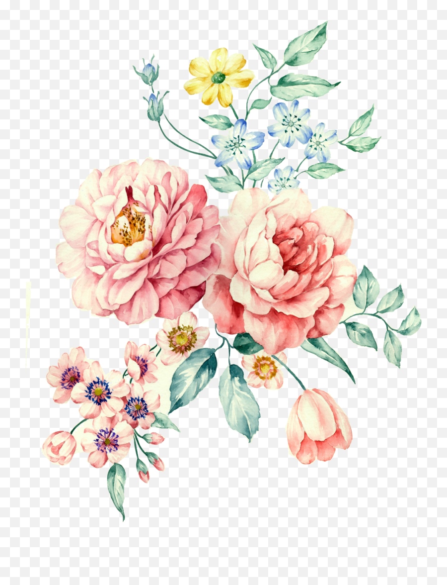 Download Moutan Peony Watercolor White Painting Hand - Painted Emoji,Peonies Clipart