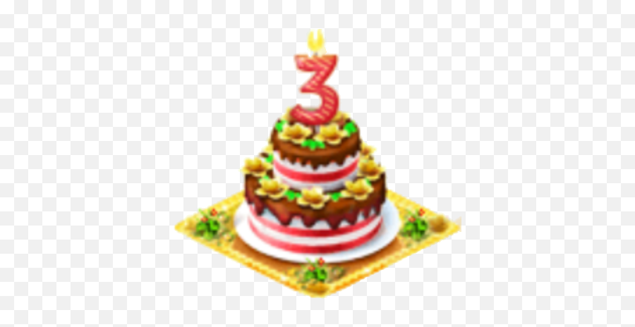 Download 3rd Birthday - 3rd Happy Birthday Cake Png Full Emoji,Birthday Cake Png Transparent