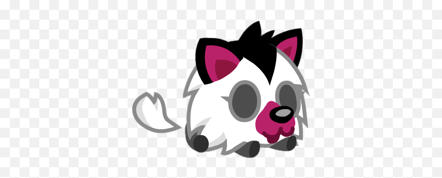 Download White Fang The Musky Husky Sleeping Transparent Png - Dot Emoji,Husky Clipart