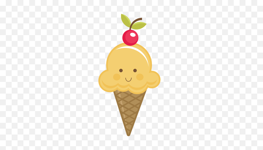 Happy Ice Cream Cone Thema Ijsje Verjaardag - Ice Cream With Face Clip Art Emoji,Ice Cream Sundae Clipart