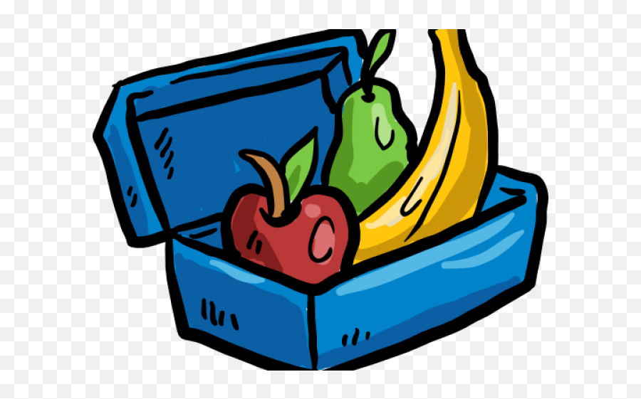 Lunchbox Clipart - Healthy Cartoon Lunch Box Emoji,Lunch Box Clipart