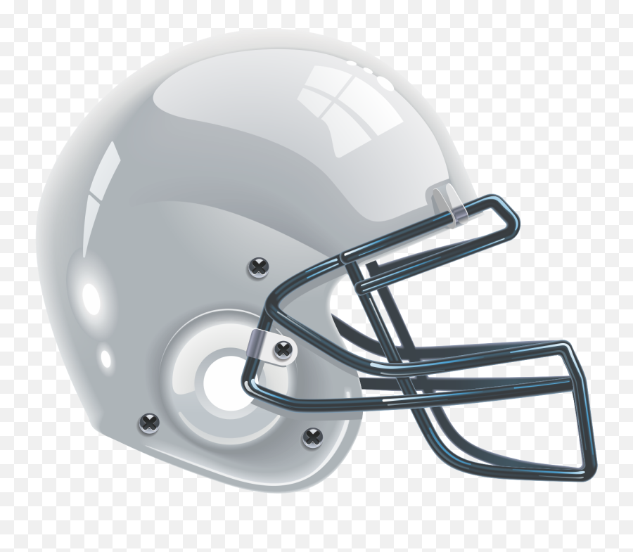 Football Helmet Png Transparent Image - White Football Helmet Png Emoji,Football Helmet Png
