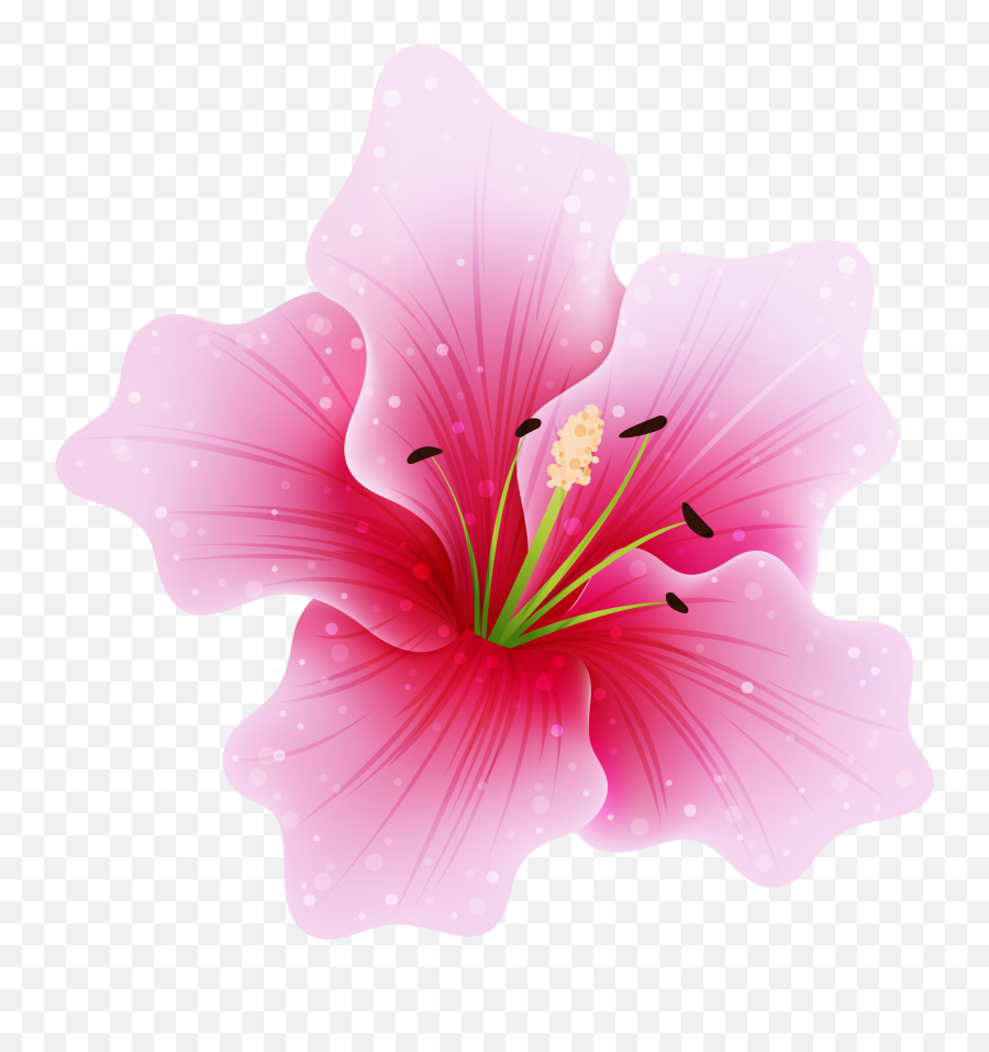 Library Of Flower Png Clip Art Freeuse - Pink Flower Png Emoji,Flower Png