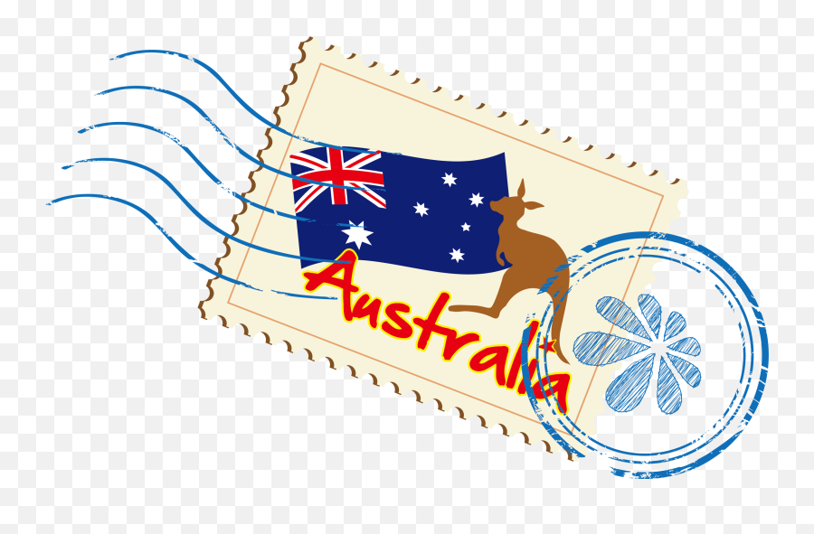 Download Vector Euclidean Stamps Australia Icon Free Png Hq - Australia Post Stamp Png Emoji,A Png