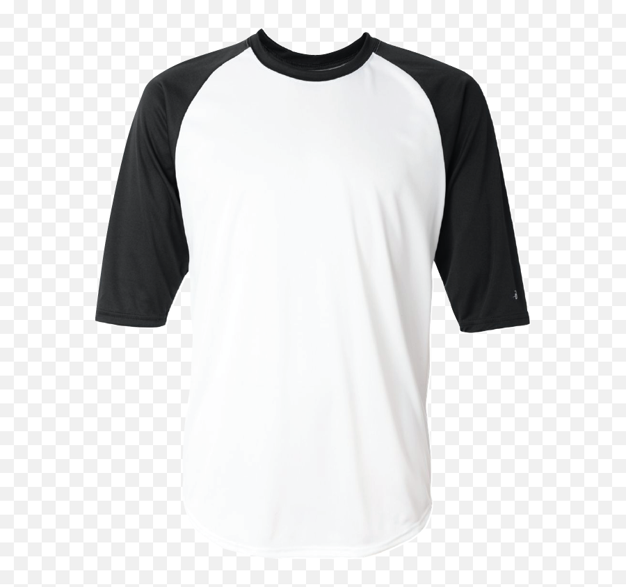 Black T Shirt Template Png - Template Badger 4133 Baseball T Raglan T Shirt Template Vector Emoji,Black T Shirt Png