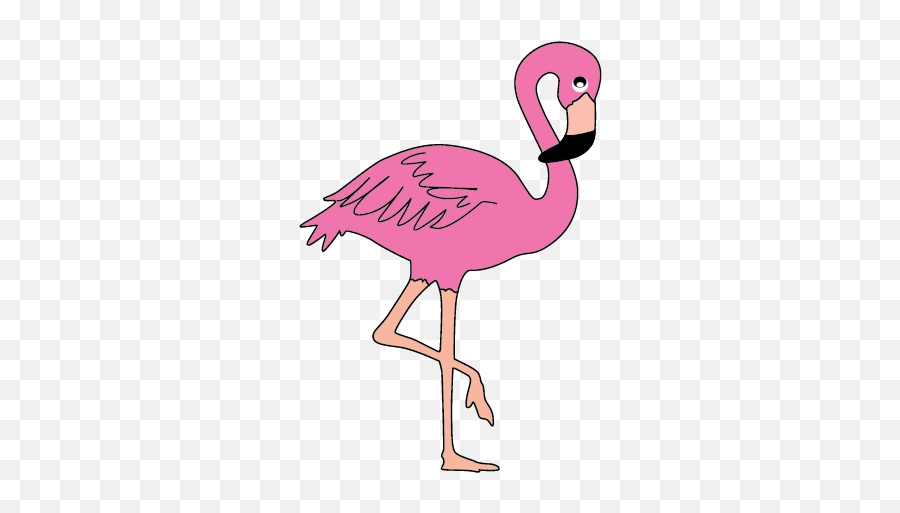 Transparent Background Flamingo Clipart - High Resolution Flamingo Clipart Emoji,Flamingo Clipart