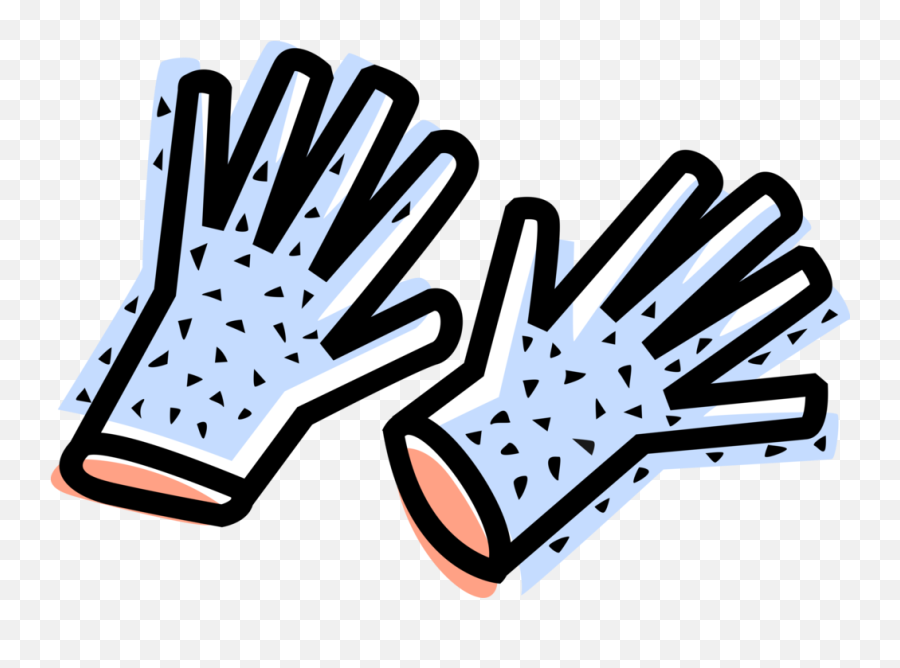 Vector Illustration Of Safety Gloves Rubber Gloves - Glove Safety Glove Emoji,Glove Clipart