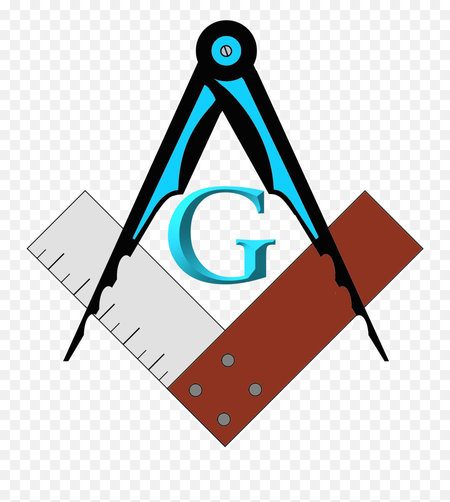 Masonic Compass Clipart - Masonic Compass Png 1930x2070 Vertical Emoji,Compass Clipart