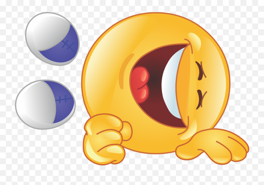 Rolling On Floor Laughing Emoji Decal - Floor Laughing Emoticon,Laughing Emoji Png