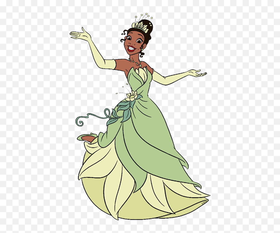 The Princess And The Frog Clip Art - Disney Tiana Clip Art Emoji,Disney Princess Clipart