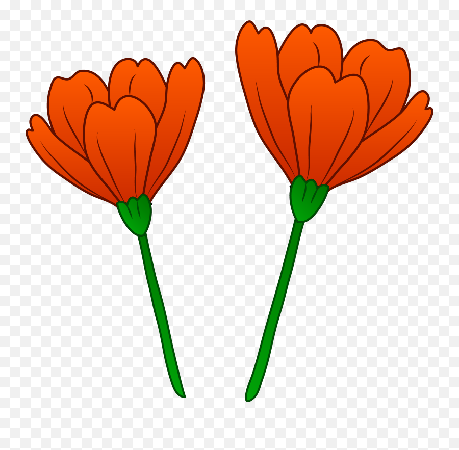 Red Poppy Cliparts Png Images - California Poppy Flower Clipart Emoji,Poppy Flower Clipart