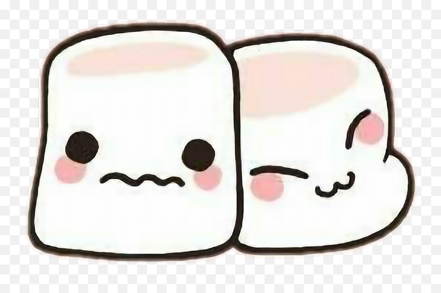 Cute Kawaii Marshmallow Pink Hug Soft Love Heart Pink - Kawaii Cute Marshmallows Drawings Emoji,Kawaii Heart Png