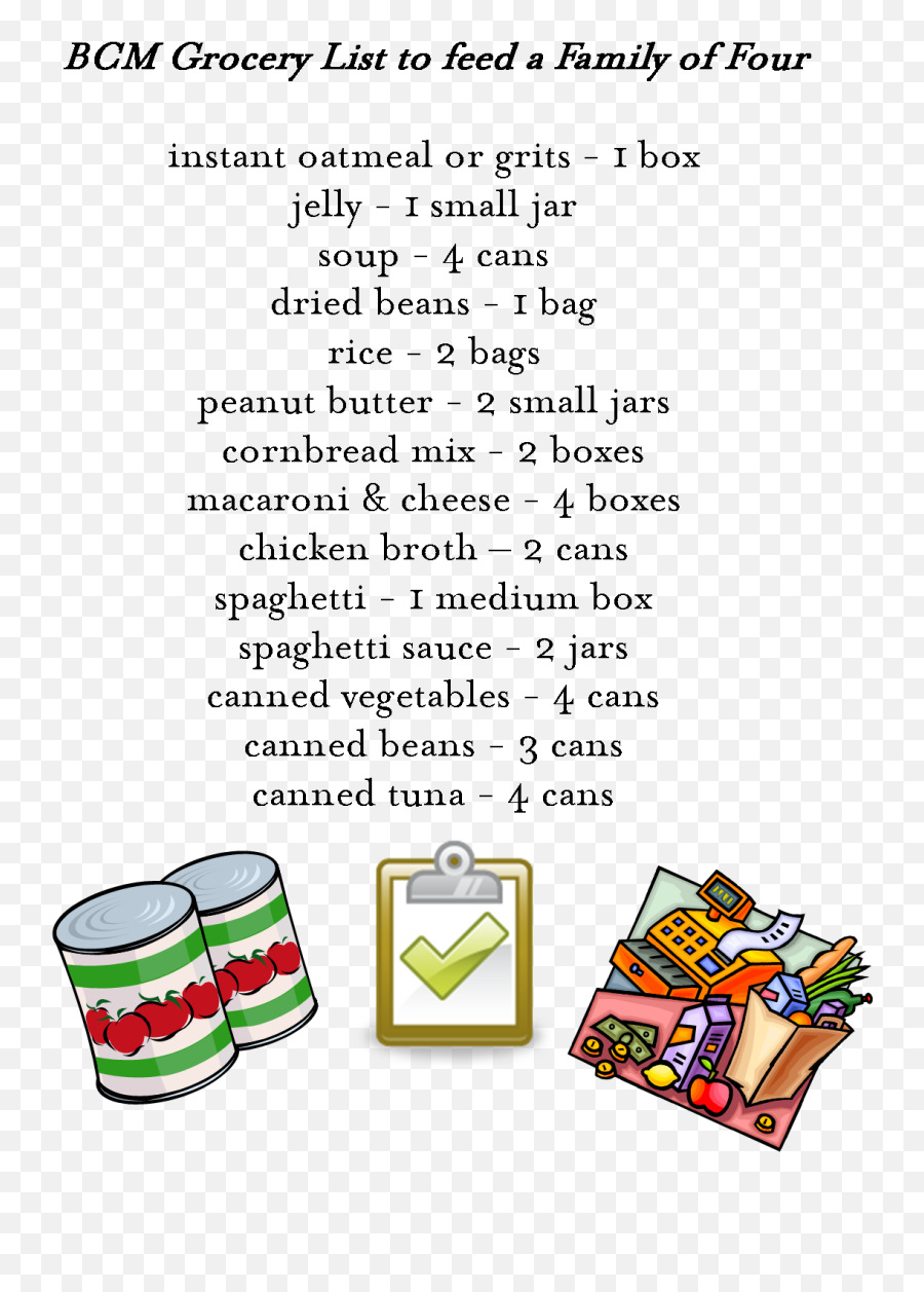 Pin By Buckhead Christian Ministry On Tasty Recipes From Our - Food Drive For Family Of 2 Emoji,Food Bank Clipart