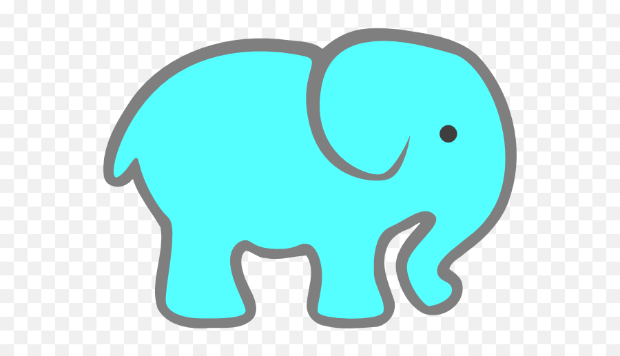 Elephant - Elephant Cartoon Emoji,Blueprint Clipart